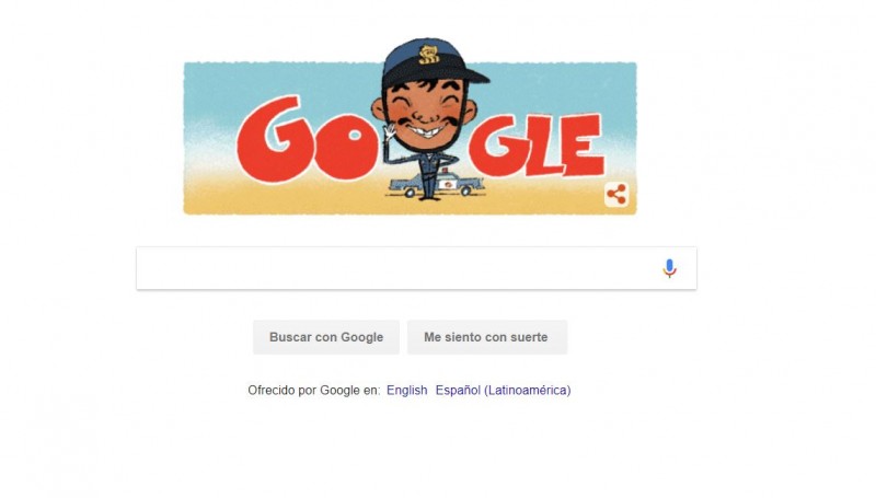 Google rinde homenaje 'Cantinflas' con su famoso "doodle"