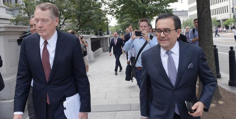 México y EU,  a punto de anunciar un acuerdo sobre TLCAN