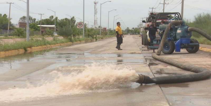 Chubascos generaron inundaciones en Culiacán y Los Mochis, informa CONAGUA