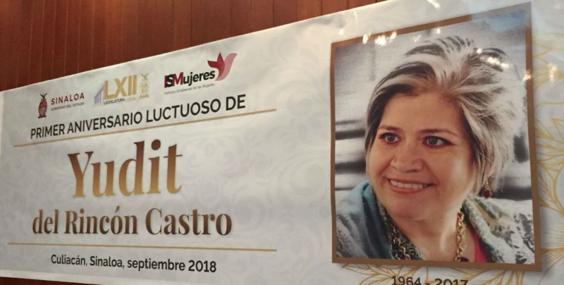 Homenaje póstumo a Yudit del Rincón en su primer aniversario