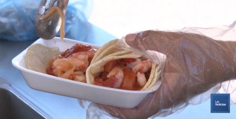 En Cajeme, preparan burritos y tacos a base de mariscos