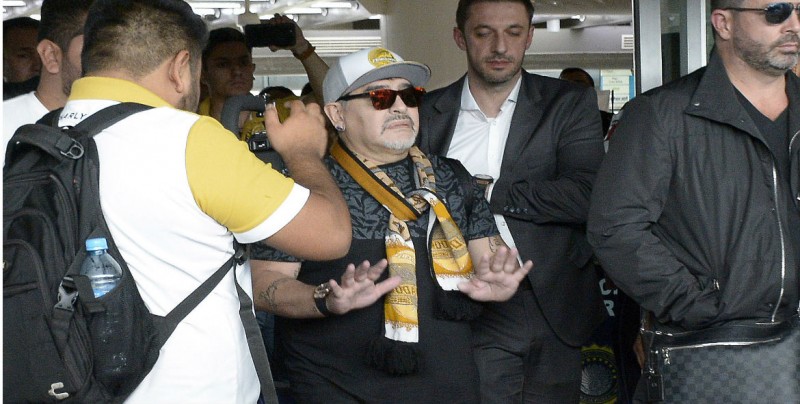 Maradona llega a Culiacán