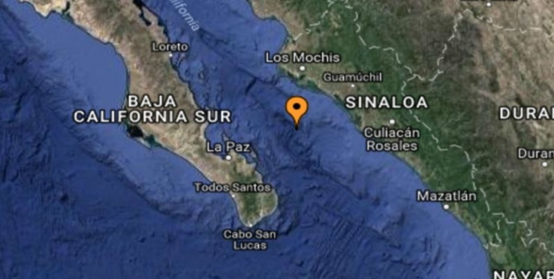 SSN reporta sismos en Sinaloa y Baja California Sur