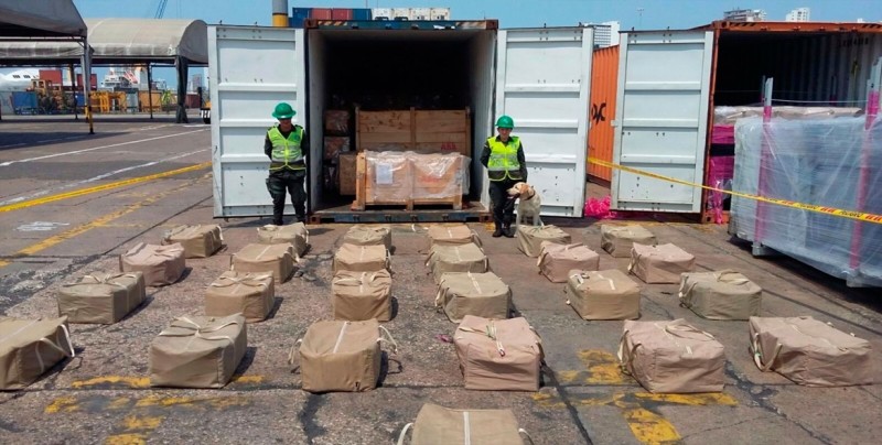 Policía de Brasil se incauta de 1.195 kilogramos de cocaína que iban a África