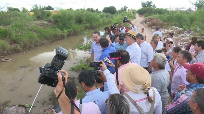 Buscará gobernador recursos para construcción de pluviales y evitar inundaciones futuras