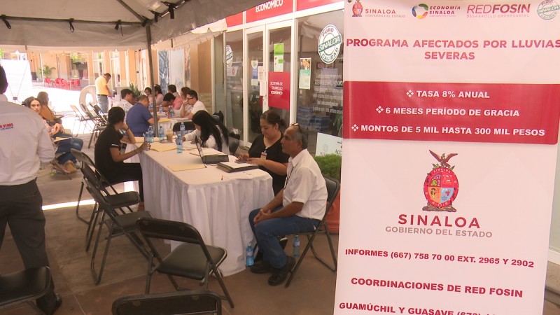 Casi mil pequeñas y medias empresas registradas con daños por lluvias en Sinaloa