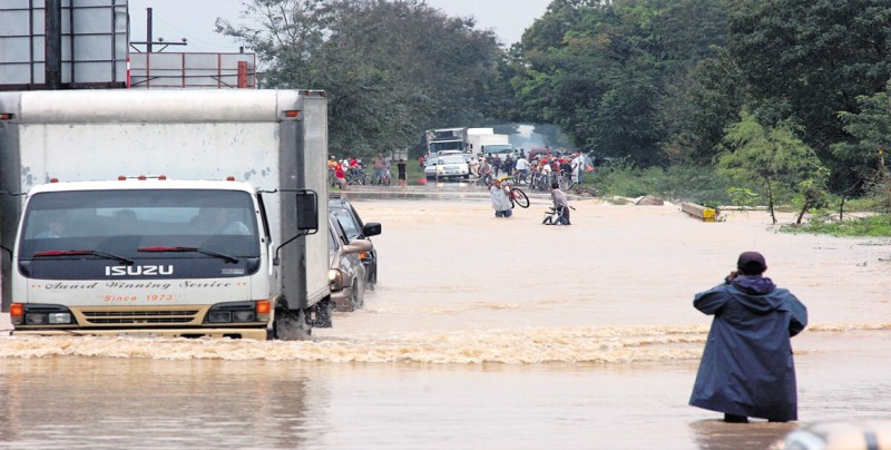 Un desaparecido y más de 30 familias afectadas por las lluvias en Honduras