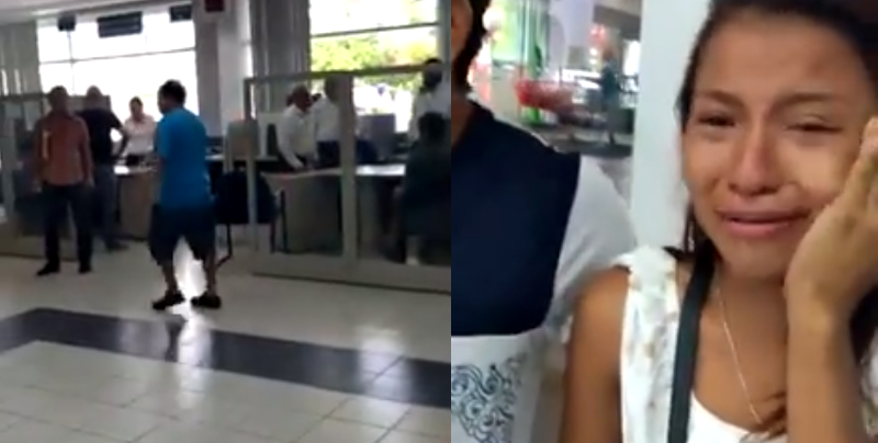 Filtran vídeo minutos después de asalto a sucursal bancaria