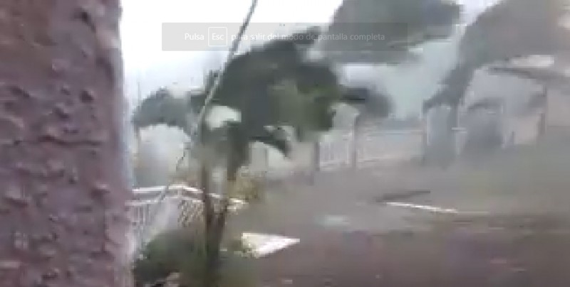 Atención, este video del supuesto huracán "Willa" que circula en redes es falso