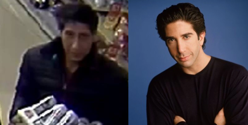 Policía de Inglaterra sospecha de un ladrón que se parece a Ross de Friends