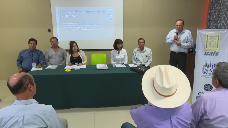 Presentan plan maestros de drenaje pluvial