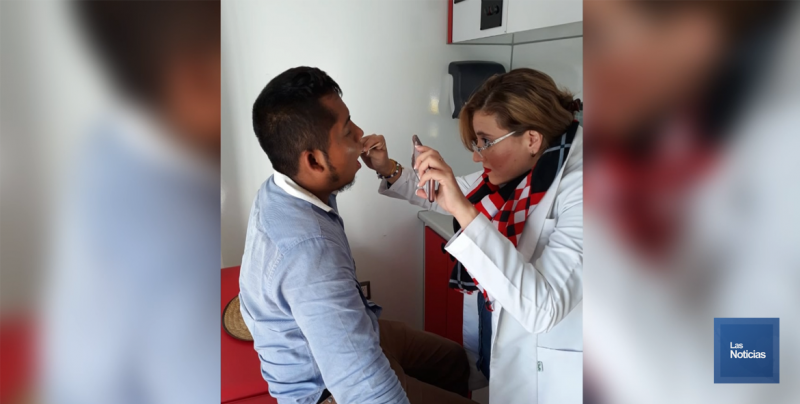 La Secretaría de Salud en Sonora atendió a la caravana de migrantes