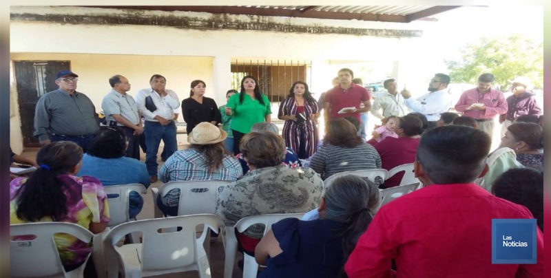 En Navojoa, Alcaldesa recorre comisaría de Bacabachi