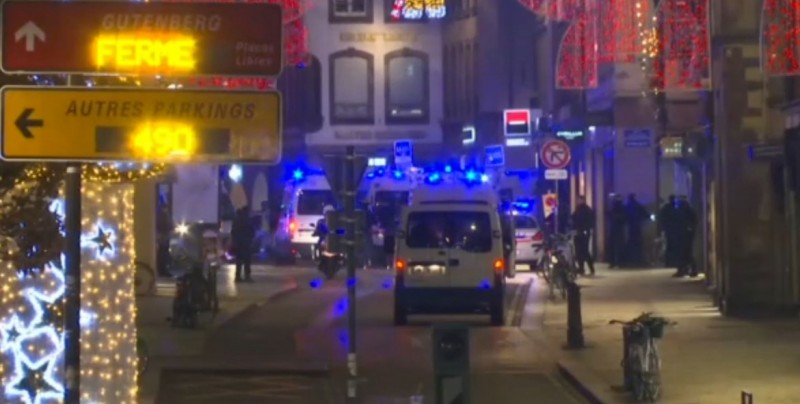Al menos un muerto y seis heridos en un tiroteo en el centro de Estrasburgo