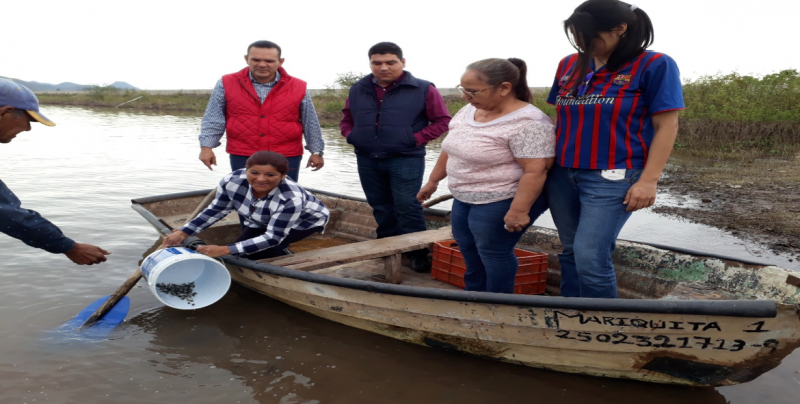 Alevines al Dique Mariquita para promover el turismo de pesca