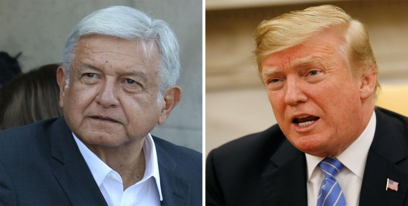 Trump acuerda con López Obrador afrontar la inseguridad en Centroamérica