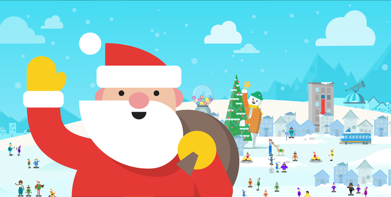 Santa Claus está en camino. Descubre dónde está con Google