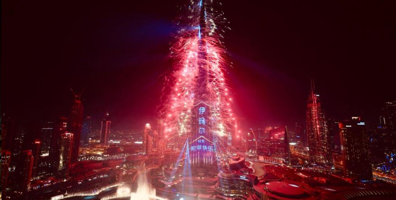 La espectacular bienvenida al 2019 que dio Dubai