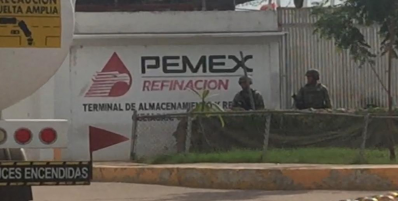 Ejército resguarda instalaciones de PEMEX Culiacán