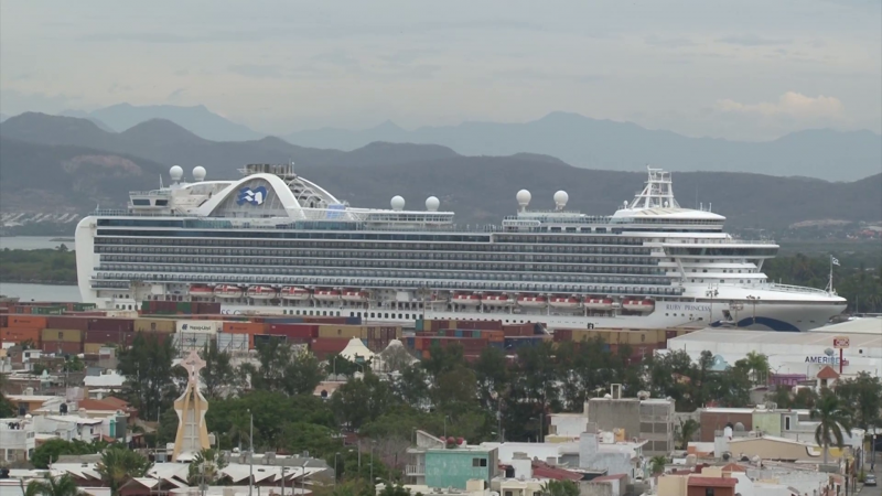 "Ruby Princess" llega a Mazatlán, por tercera vez en el 2019