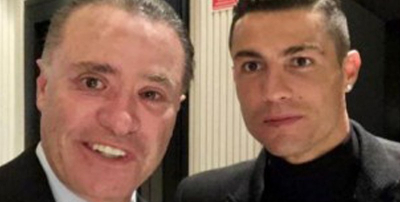 Quirino Ordaz presume foto con Cristiano Ronaldo vía twitter