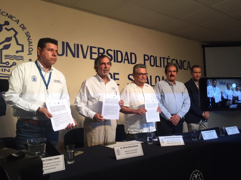 Firman convenio autoridades de seguridad y la UPSIN