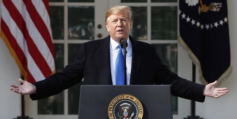 Trump declara hoy la emergencia nacional para construir el muro