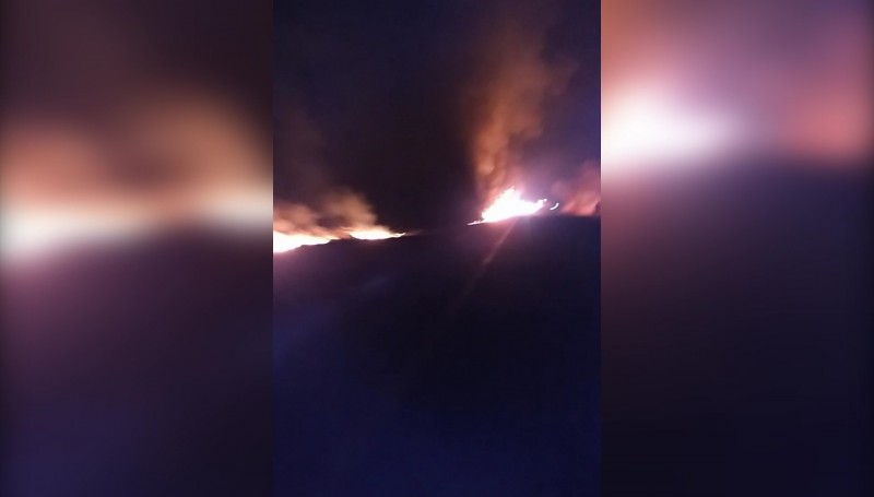 Pipa con turbosina se incendió en la autopista Tepic-Mazatlán