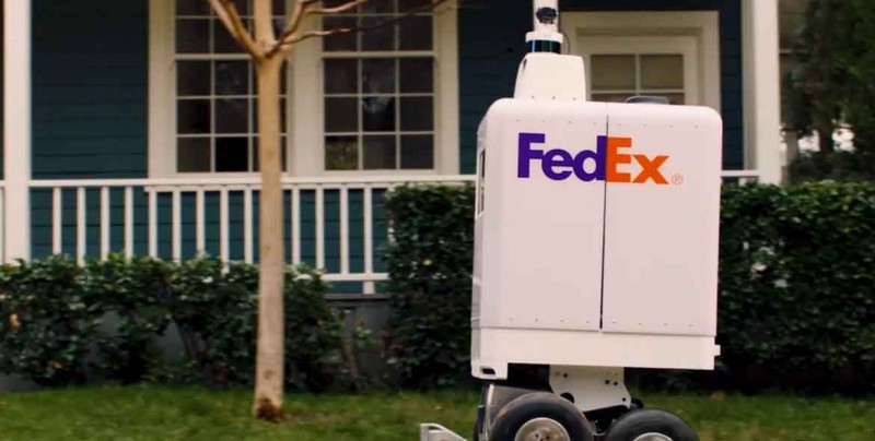 FedEx presenta un robot para entregar pizzas y fármacos a domicilio