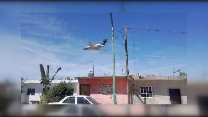 Ninguna autoridad reacciona tras video de jet volando a baja altura en Escuinapa