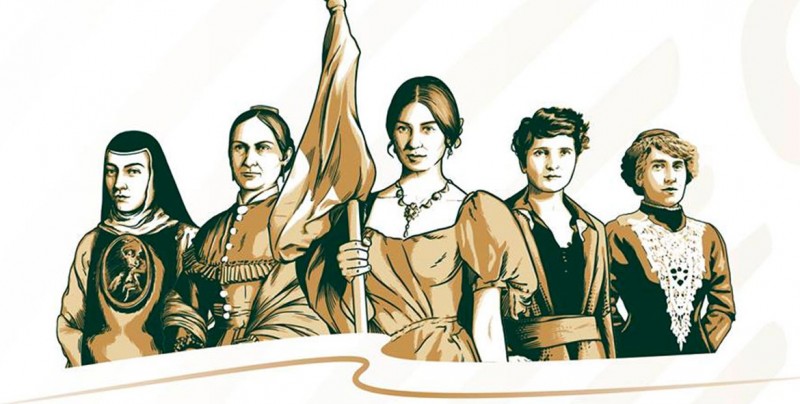 El Gobierno de México estrena logo dedicado a mujeres de la historia del país
