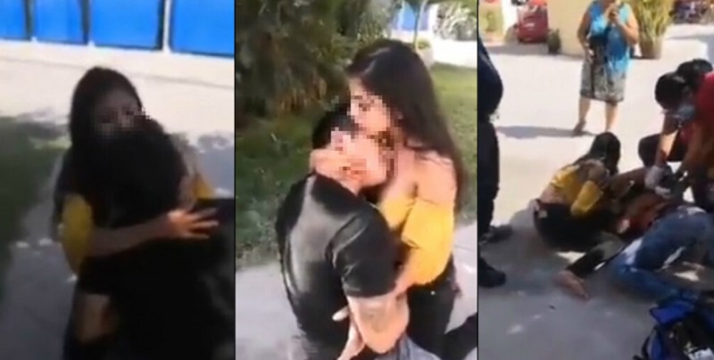 #Video Apuñala a su novio y luego le pide perdón