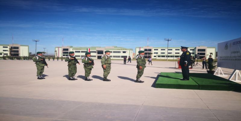 Se realiza cambio de mando en la Policía Militar de Sinaloa
