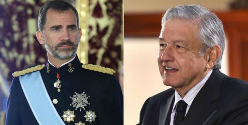 López Obrador pide al rey de España que se disculpe por conquista de México