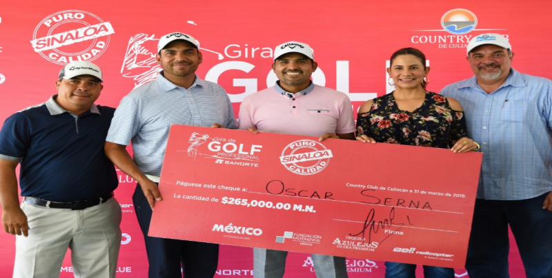 Oscar Serna se lleva la victoria en el Torneo de Golf "Puro Sinaloa"