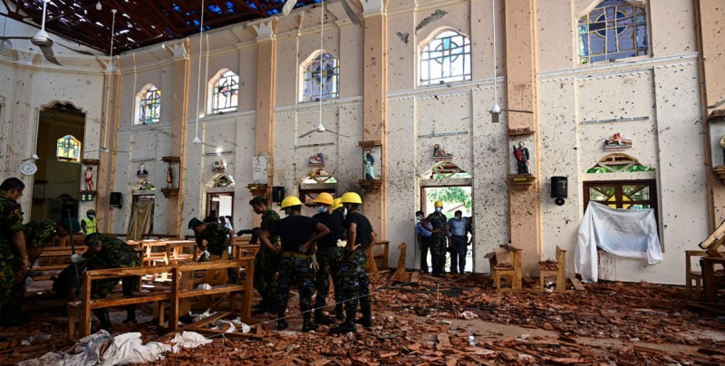 Sri Lanka rebaja casi 100 muertos las víctimas de los atentados, hasta 253