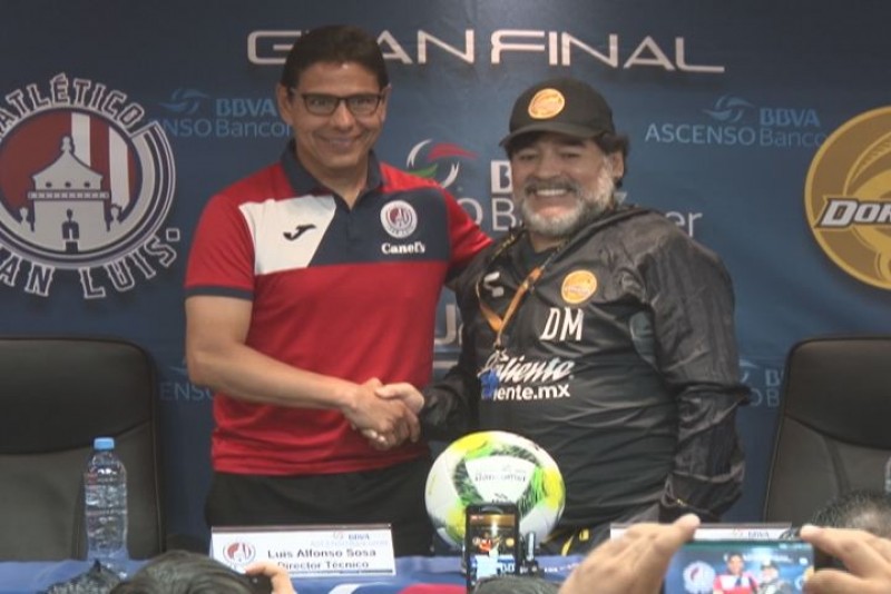Maradona y Sosa se declaran listos para Final Dorados vs San Luis