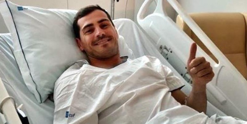 Iker Casillas, ingresado tras un infarto, se encuentra estable