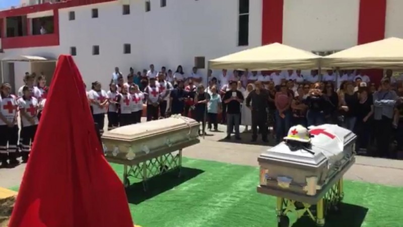 Rinden homenaje póstumo a socorrista de Cruz Roja Mazatlán