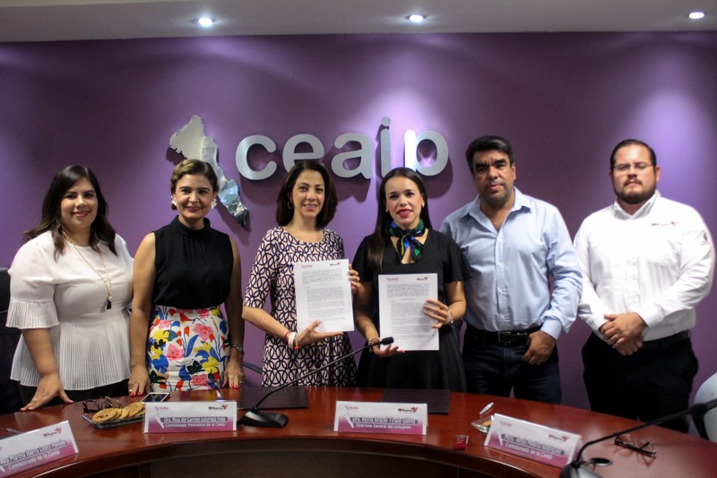 Firman convenio Ceaip e Ismujeres