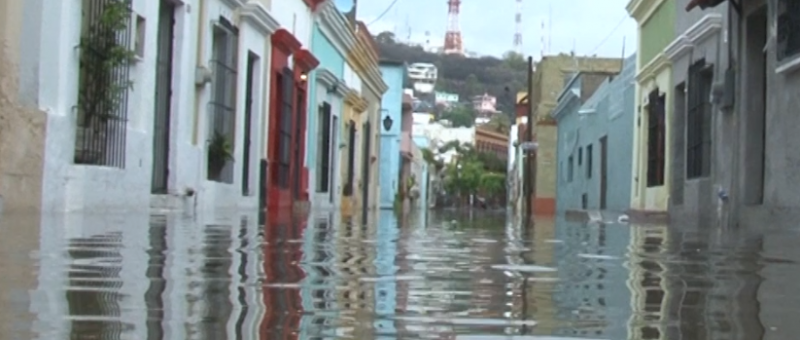 Exhorta PC cuidar a menores en temporada de lluvias