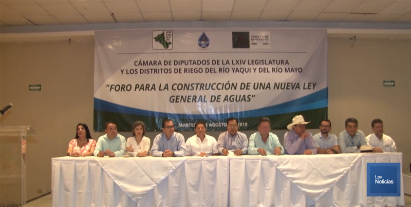 Realizaron en Obregón foro la construcción de una Ley de Aguas Nacionales