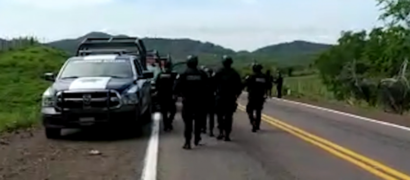 Reportan balacera en Los Zapotes