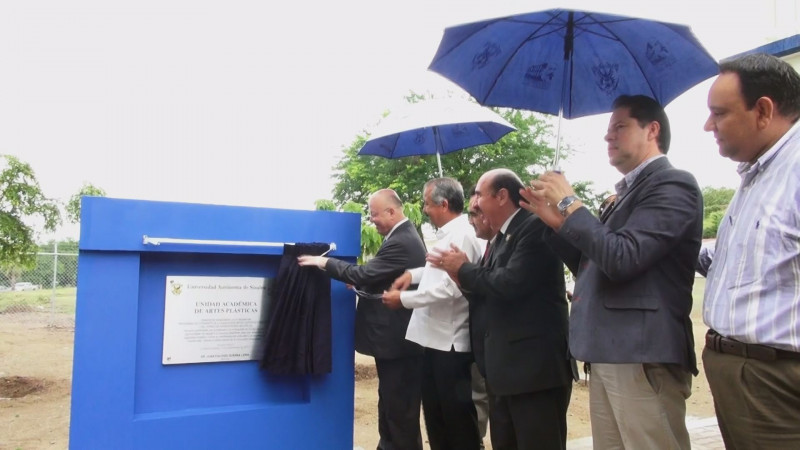 Inauguran instalaciones de la Escuela de Artes Plásticas de la UAS