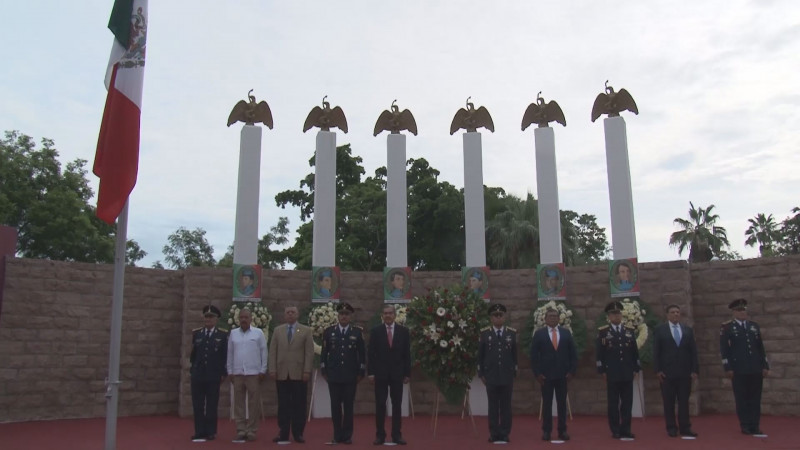 Conmemoran el 172 aniversario de la gesta de los Niños Héroes de Chapultepec