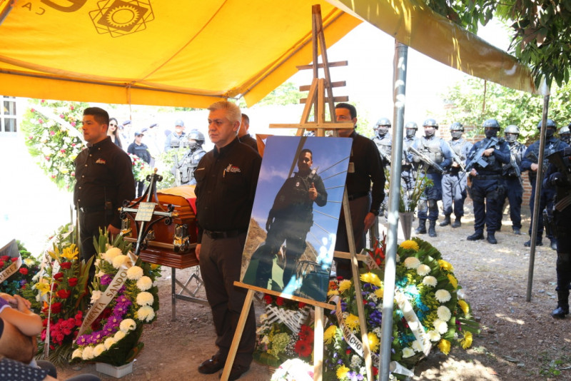 Con honores SSP Sinaloa despide al Policía Estatal “Cóndor”