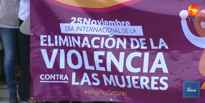 Se unen a las acciones de la lucha contra la violencia de las mujeres