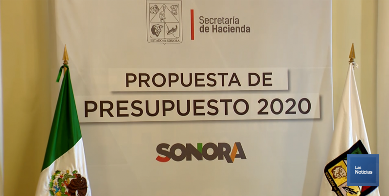 Presupuesto 2020 de Sonora, proyecta equilibrio financiero