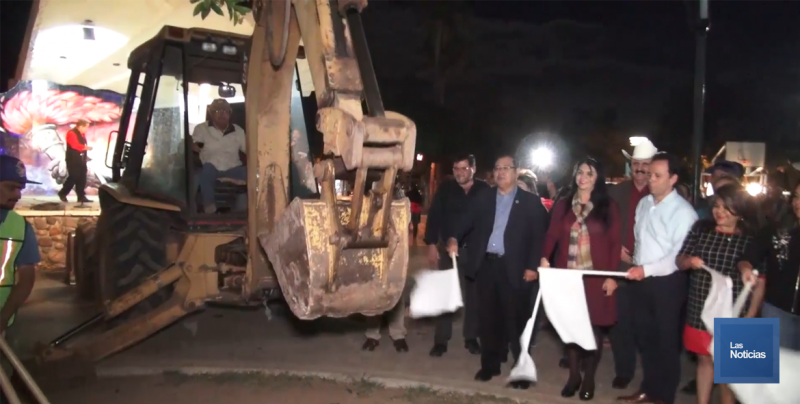 Arranca Alcalde obra de rehabilitación de Plaza de Esperanza