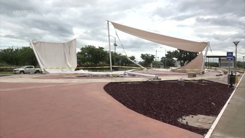 Dos años sin velaria en el Parque Lineal, por falta de 'viáticos'